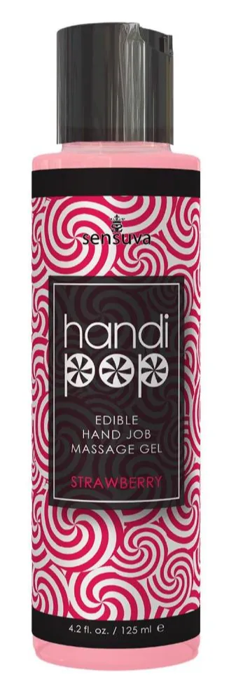 Sensuva Strawberry Hand Job Massage Gel (125 ml)
