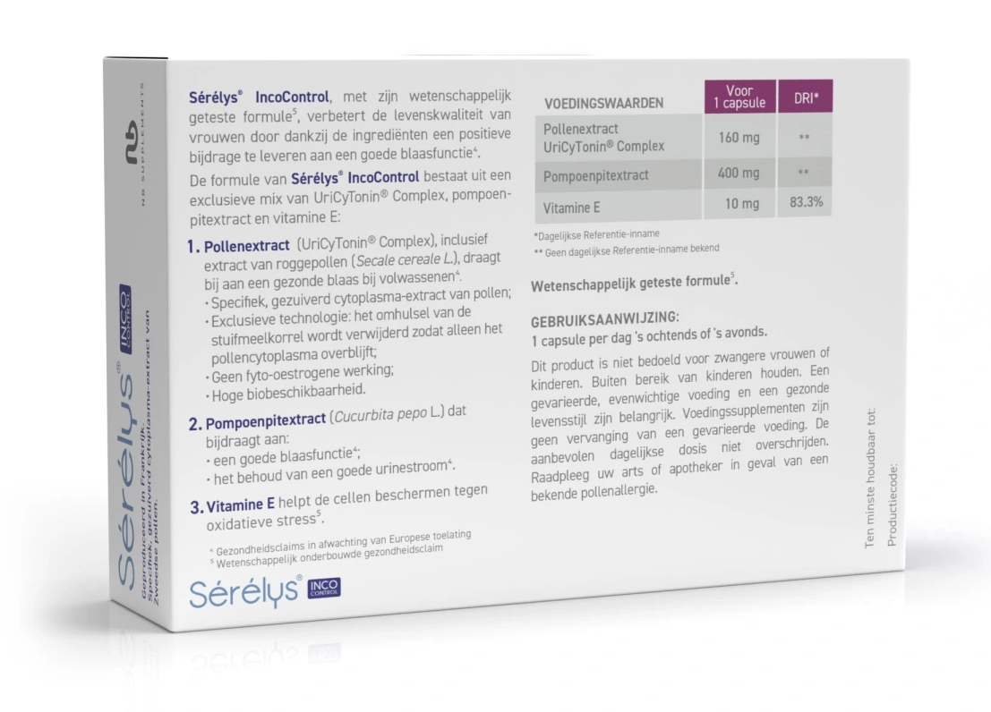 Serelys Inco Control Capsules (30 capsules)