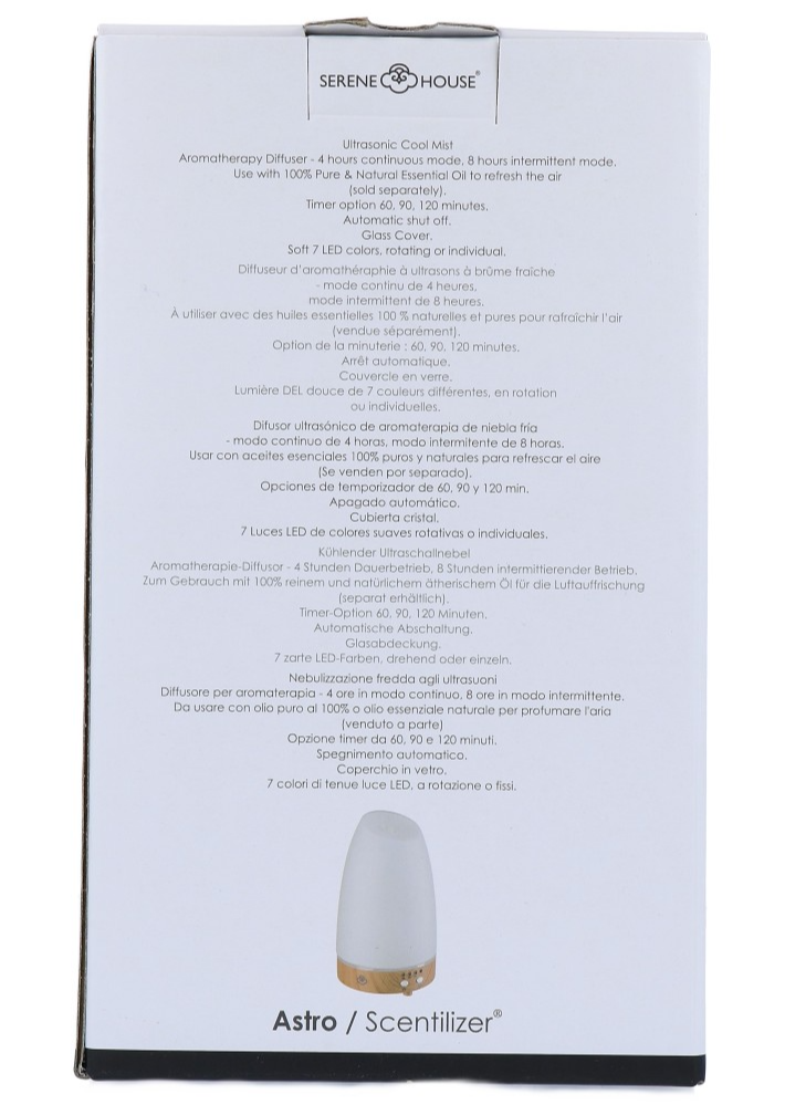 Serene House Serene Glazen Diffuser Astro Wit (1 stuk) - image 2