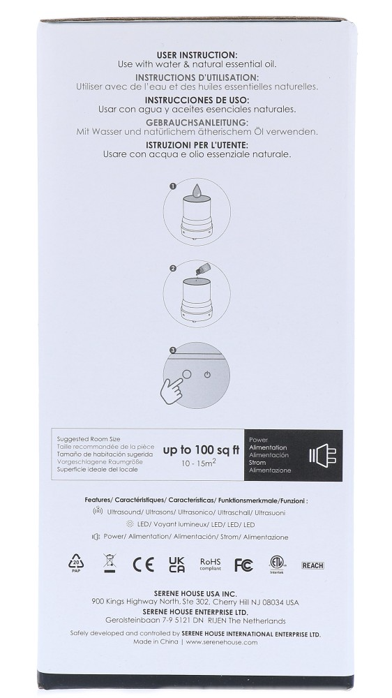 Serene House Serene Ultrasonic Diffuser Light Wood (1 stuk) - image 3