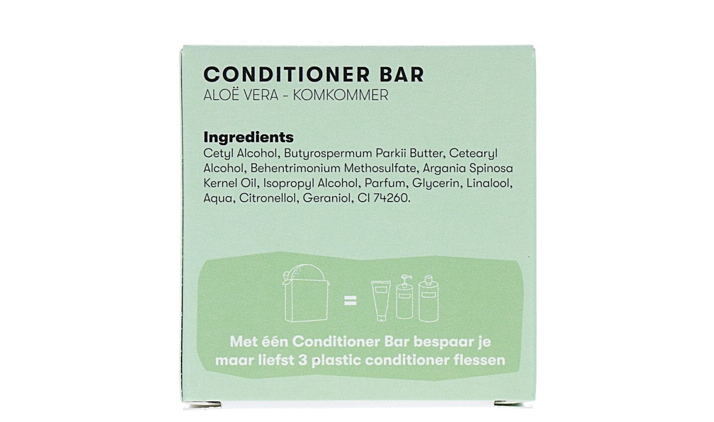 Shampoo Bars Conditioner Bar Aloë Vera en Komkommer (45 gr) - image 2