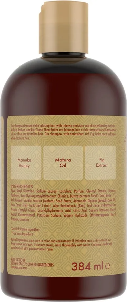 Shea Moisture Manuka Honey & Mafura Oil Intensive Hydration Shampoo (384 ml)