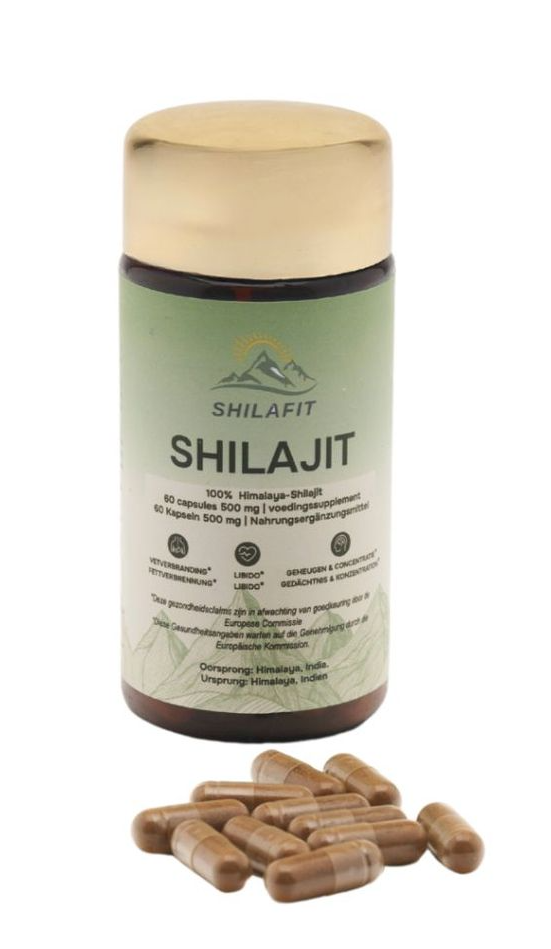 Shilafit Shilajit 500mg Capsules (60 capsules)