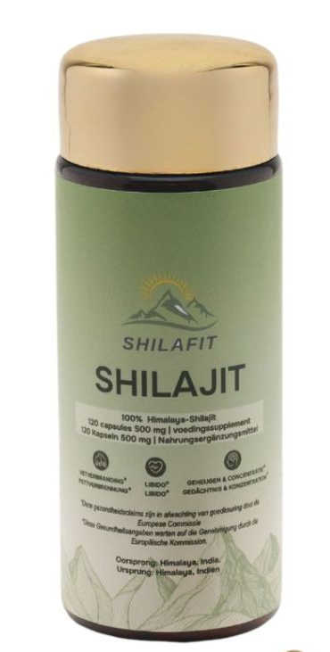 Shilafit Shilajit 500mg Capsules (120 capsules)