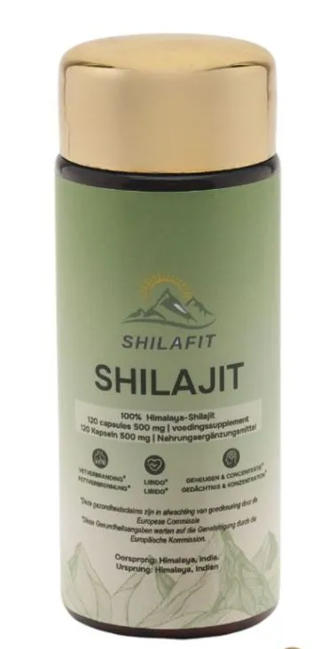 Shilafit Shilajit 500mg Capsules (120 capsules)
