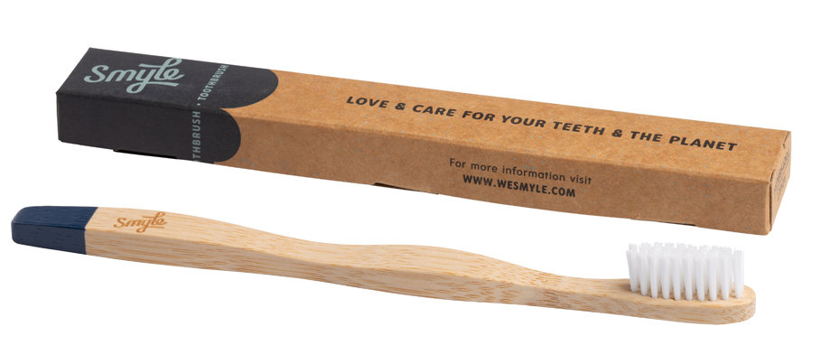 Smyle Tandenborstel Bamboo Donkerblauw Soft (1 stuk)