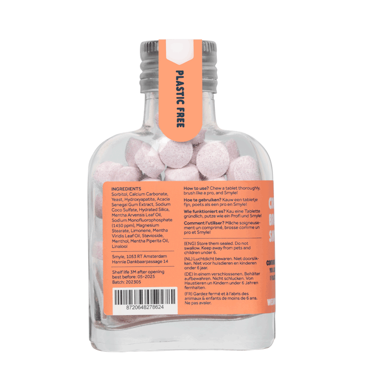 Smyle Toothpaste Tablets Salty Fresh (65 tabletten)