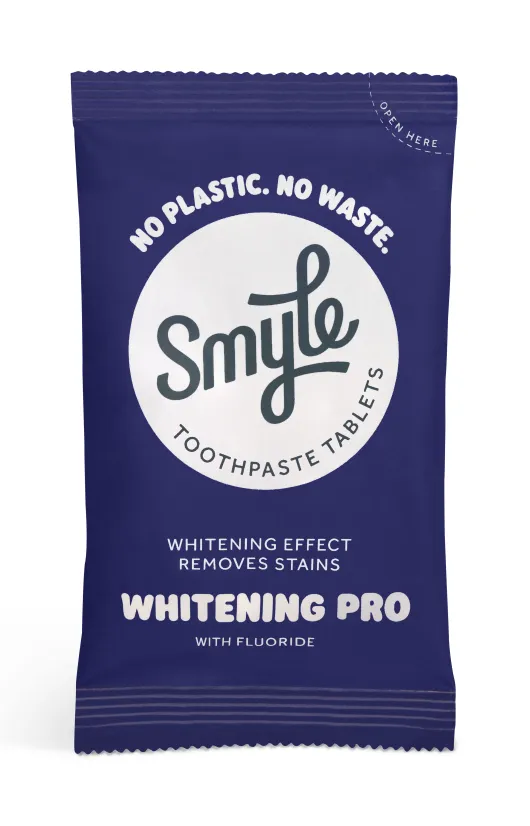 Smyle Toothpaste Tablets Whitening Pro Navulling (65 tabletten)