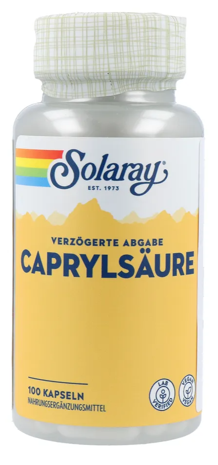 Solaray Caprylzuur Capsules (100 stuks)