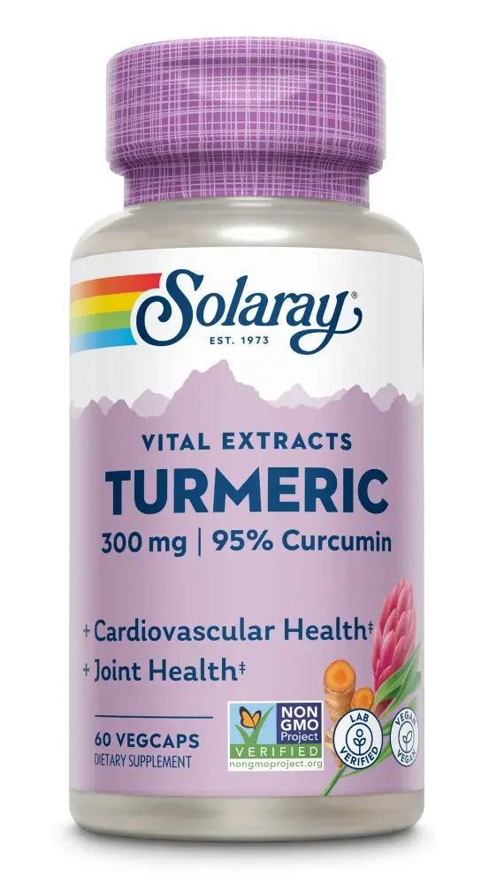 Solaray Turmeric Wortelextract Capsules (60 capsules)
