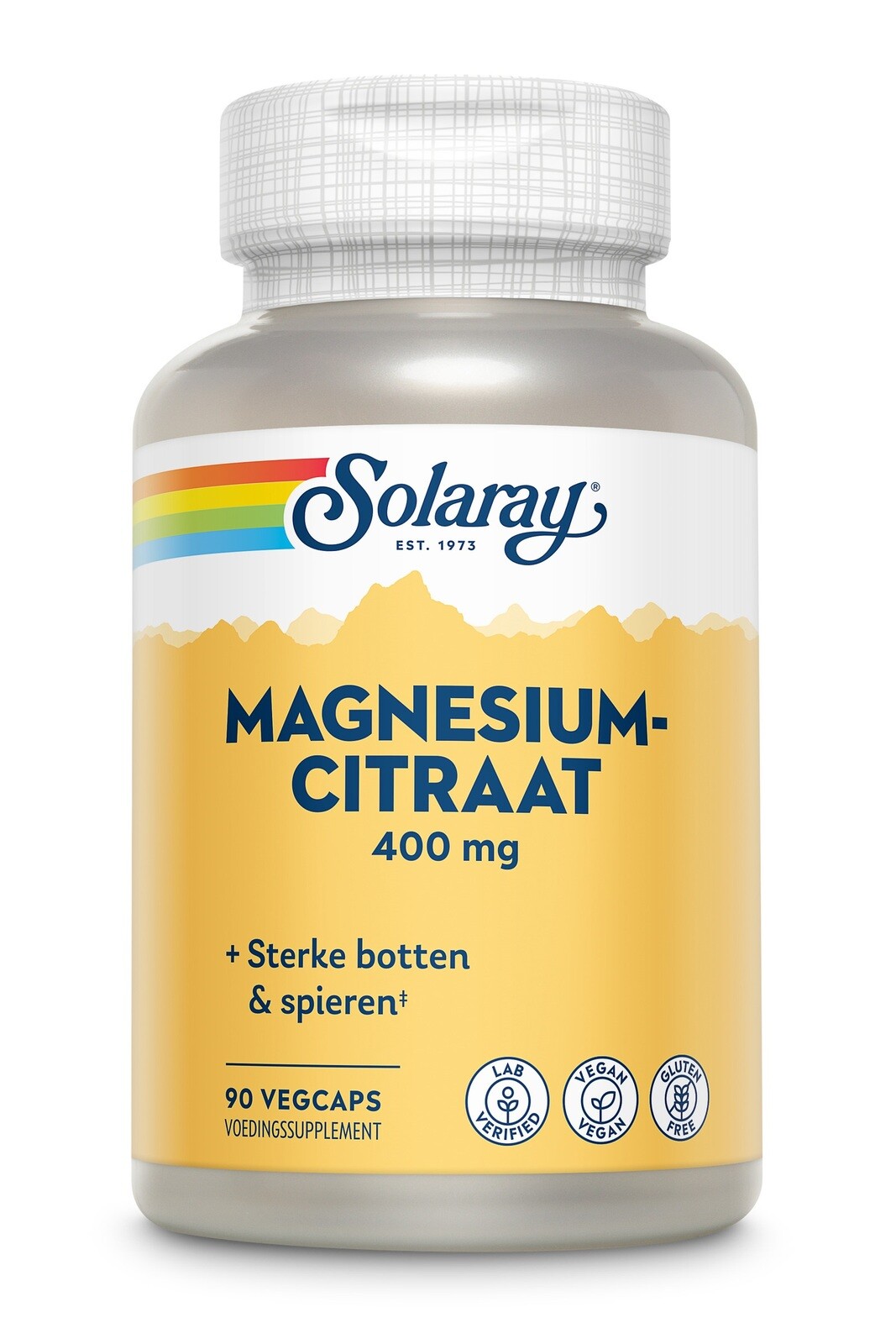 Solaray Magnesiumcitraat Capsules (90 capsules)