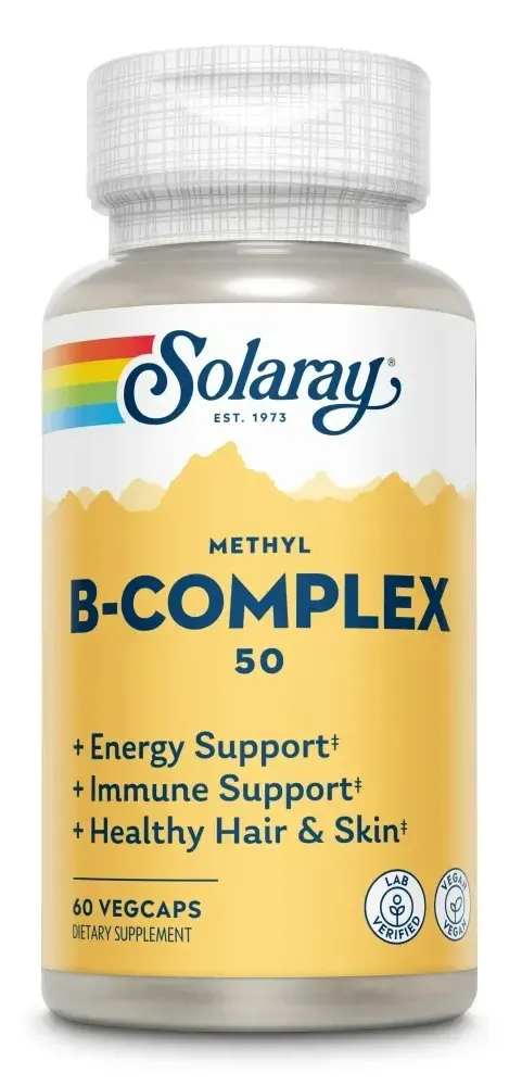 Solaray Methyl B-complex 50 Capsules (60 vegetarische capsules)
