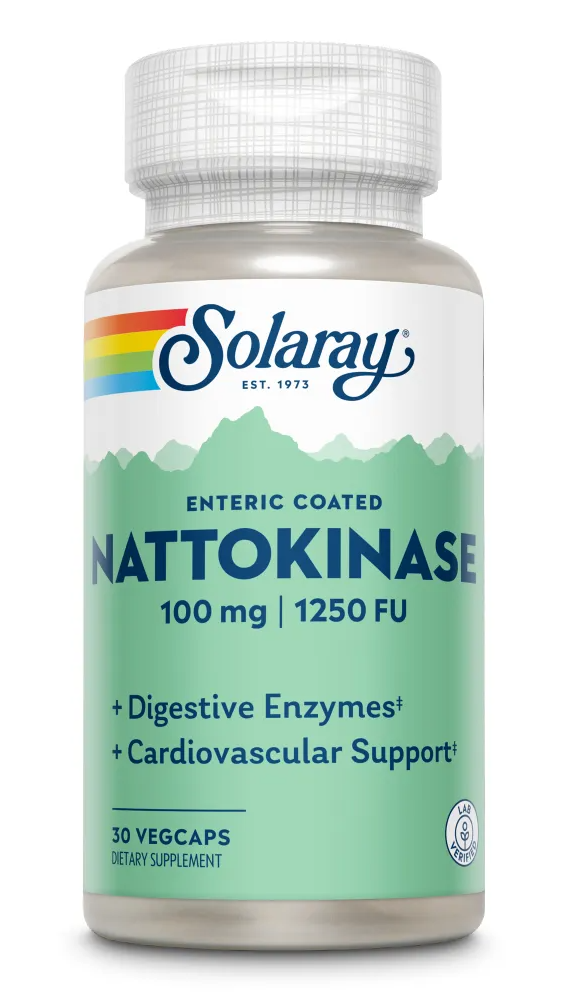 Solaray Nattokinase 100mg Capsules (30 capsules)