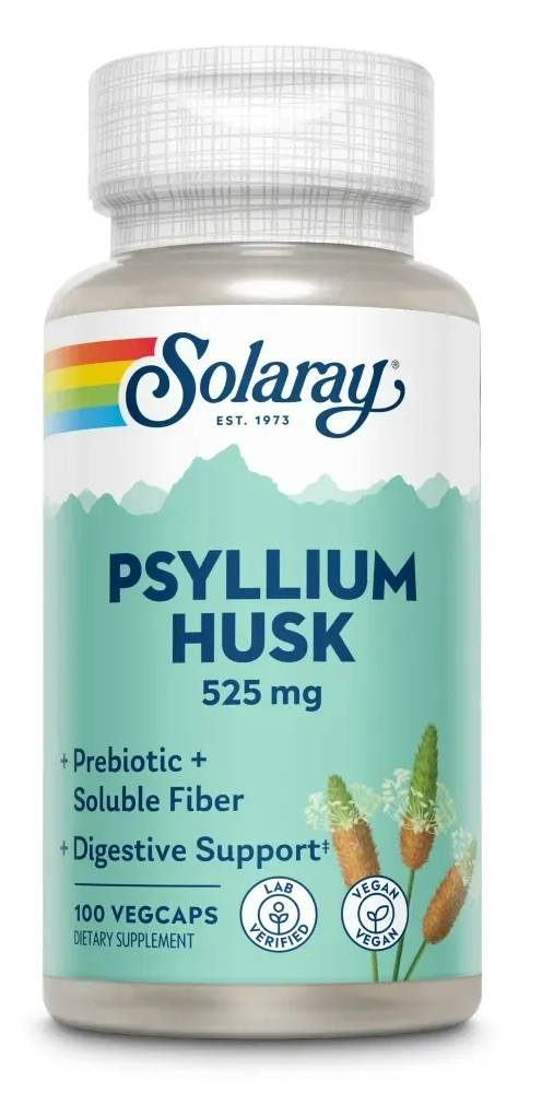 Solaray Psyllium Husk Capsules (100 vegetarische capsules)