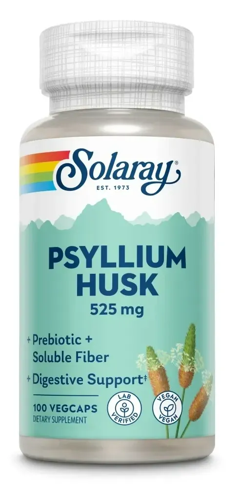 Solaray Psyllium Husk Capsules (100 vegetarische capsules)
