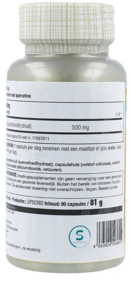 Solaray Quercetin 500mg Capsules (90 stuks) - image 3