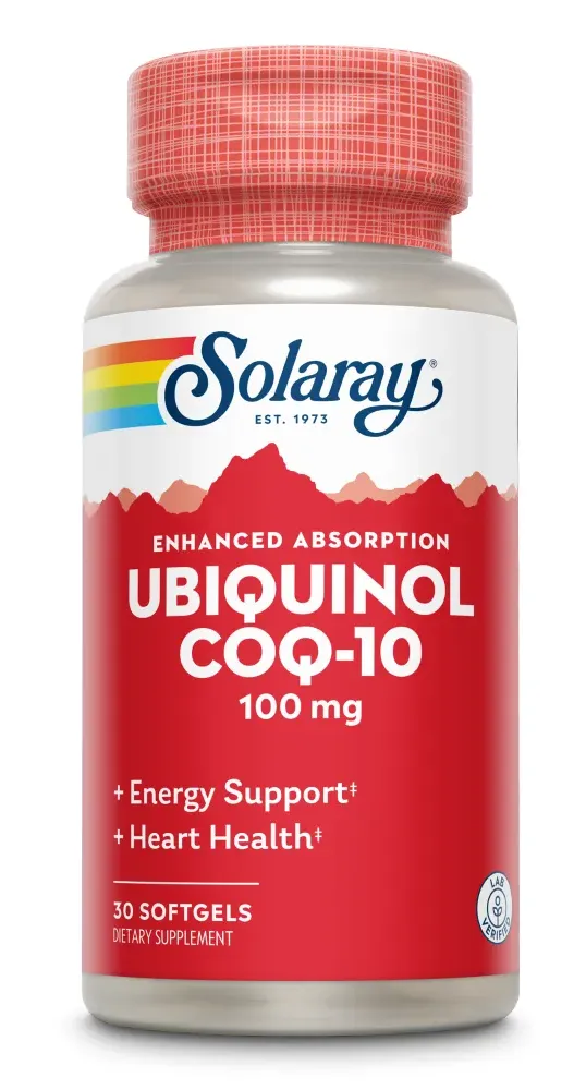 Solaray Ubiquinol Co Q10 100mg Softgels (30 softgels)