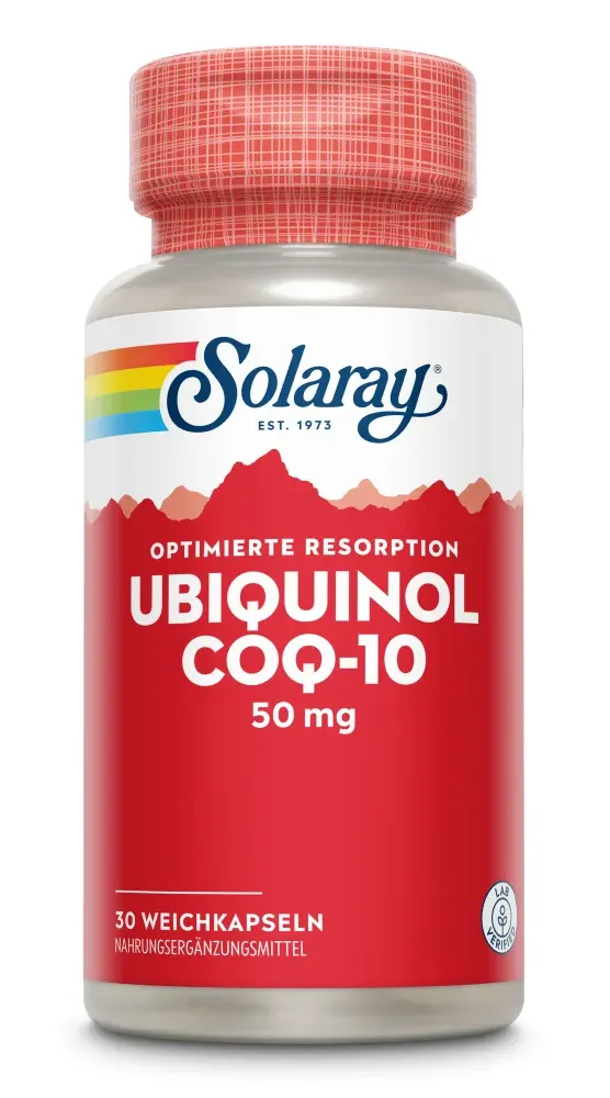 Solaray Ubiquinol Coq-10 50mg Capsules (30 capsules)
