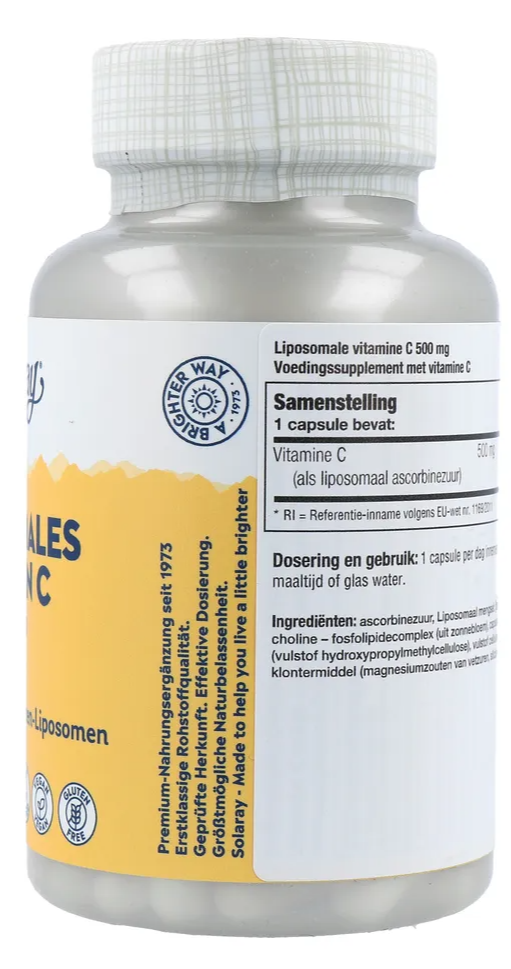 Solaray Vitamine C Liposomaal Capsules (100 stuks)
