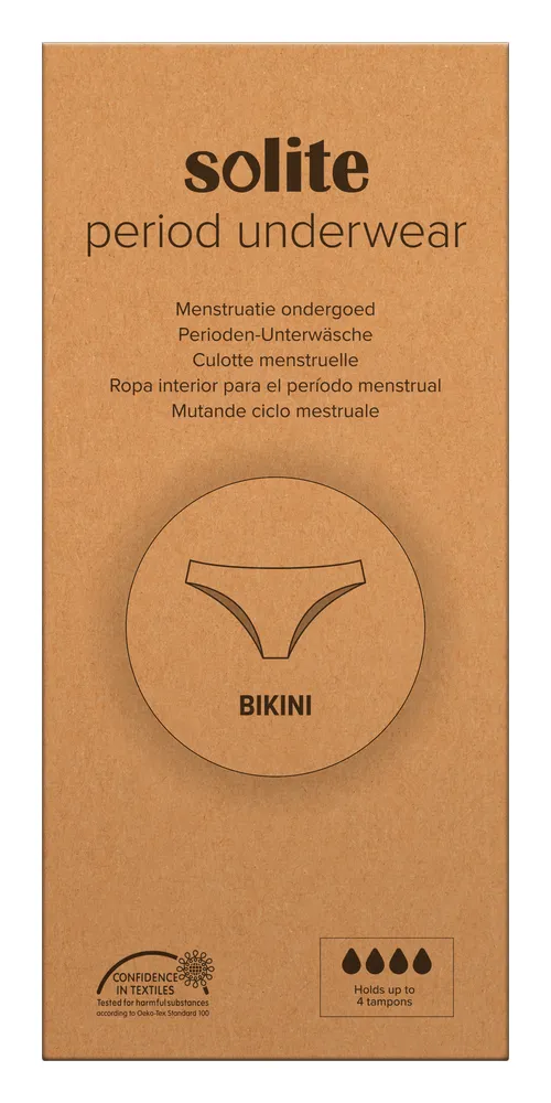 Solite Menstruatieondergoed Bikini Maat L (1 stuk)