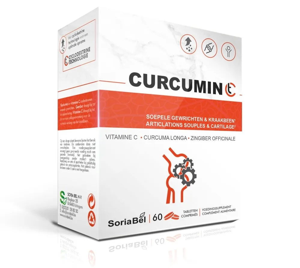 Soria Natural Curcumin Ct Tabletten (60 tabletten)