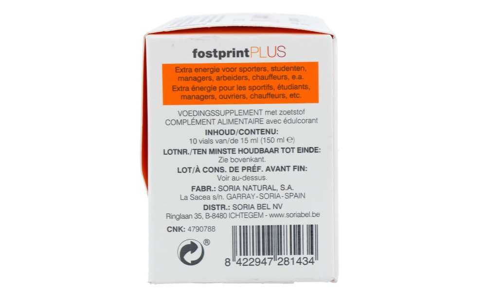 Soria Natural Fostprint Plus met Ginseng (150 ml) - image 3