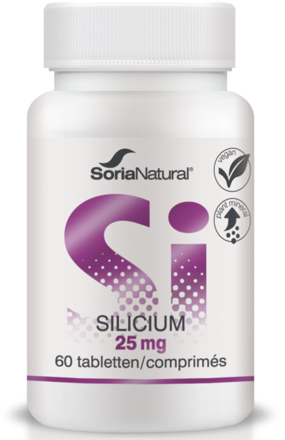 Soria Natural Silicium 25mg Tabletten (60 tabletten)