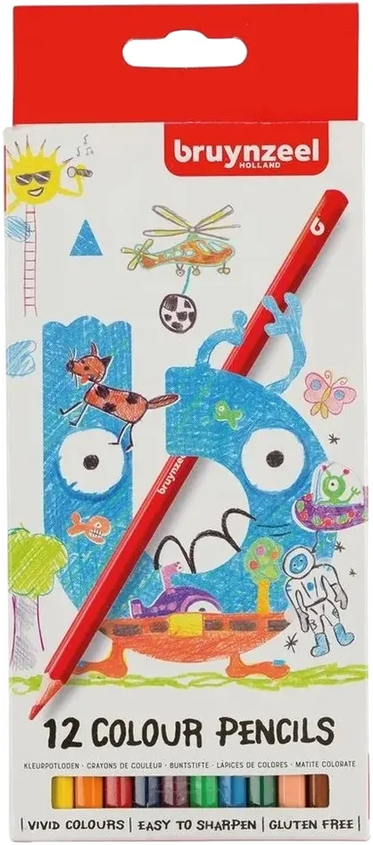 Van Der Meulen Bruynzeel Kleurpotloden (12 stuks)