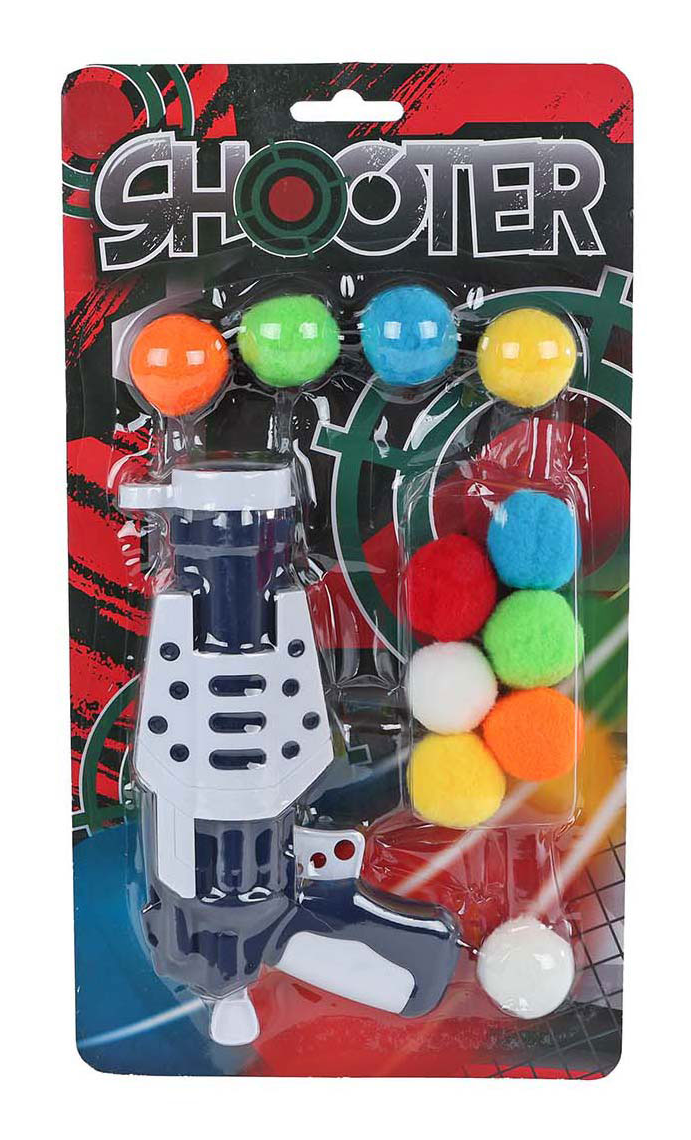 Van Manen Pistool met 11 Zachte Balletjes (1 stuk)