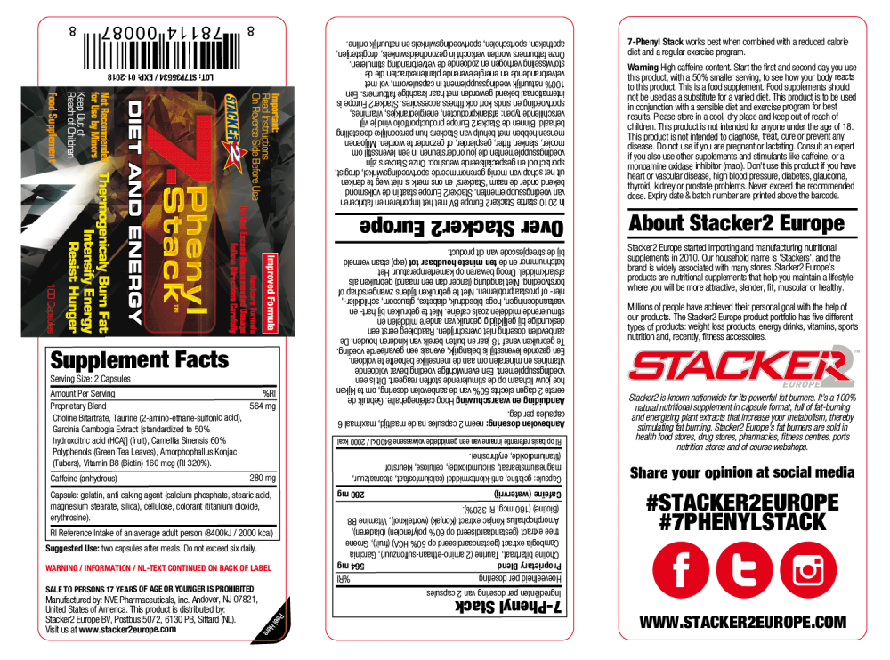 Stacker 7-phenyl Capsules (100 capsules)