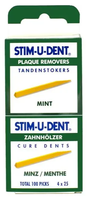 Stimudent Tandenstokers Mint (100 stuks)