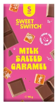 Sweet-switch Milk Salted Caramel Suikervrij (90 gr)