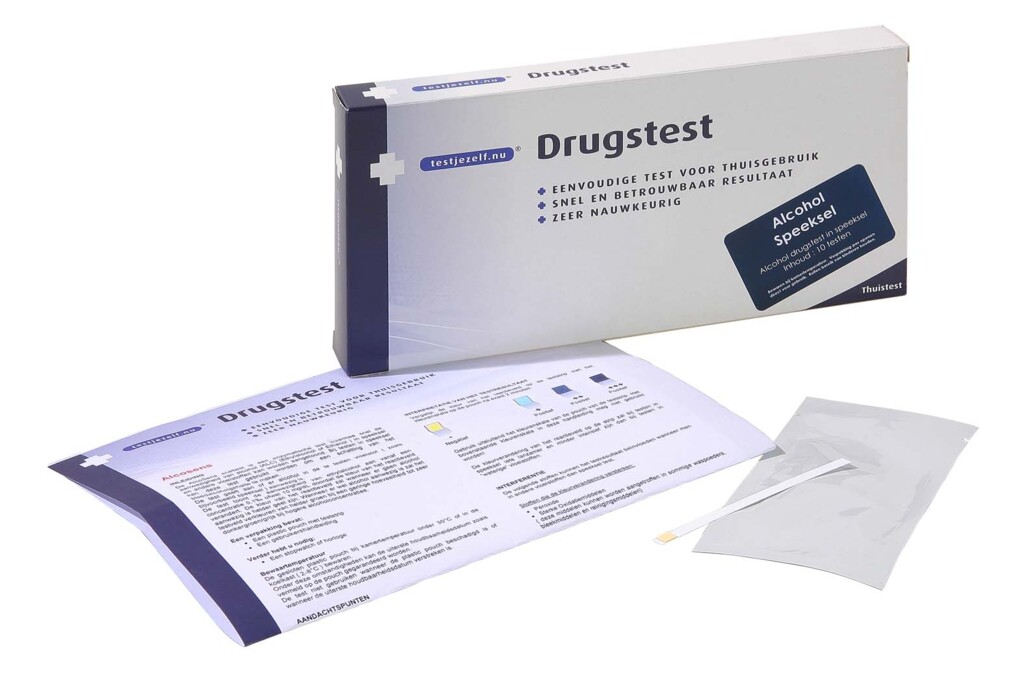 Testjezelf.nu Alcohol Speekseltest (10 stuks)