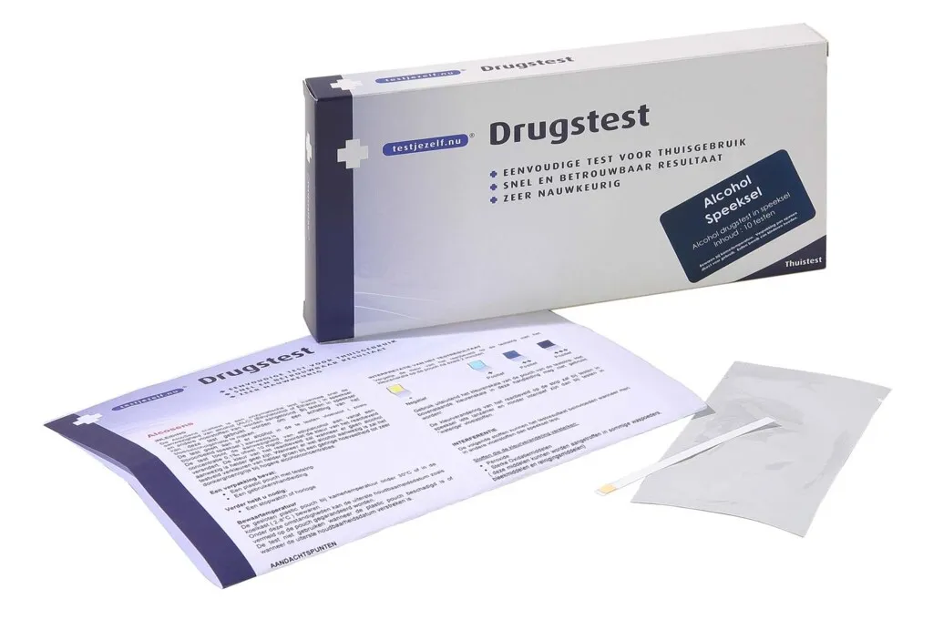 Testjezelf.nu Alcohol Speekseltest (10 stuks)