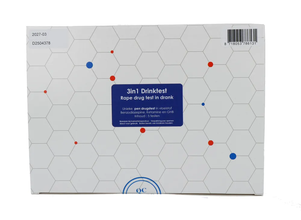 Testjezelf.nu Testjezelf Drink Test 3in1 (5 stuks)