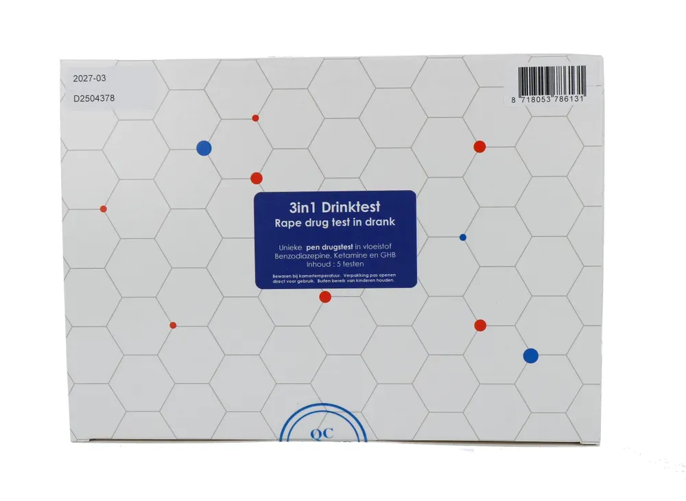 Testjezelf.nu Testjezelf Drink Test 3in1 (5 stuks)