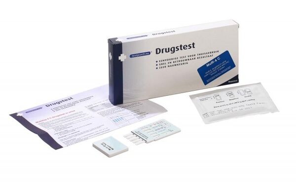 Testjezelf.nu Drugstest Urine Multi C6 (2 stuks)