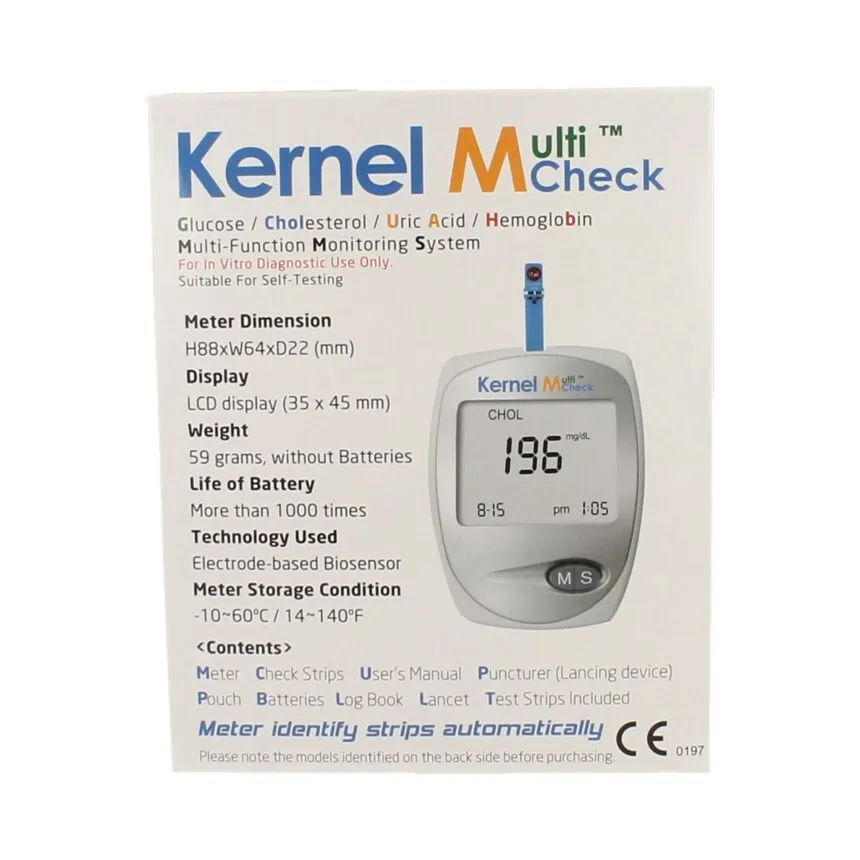 Multicheck Glucose & Urinezuur Meter (1 stuk)