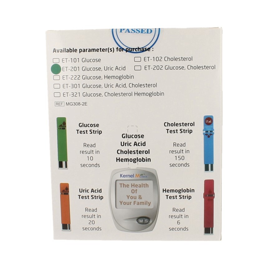 Multicheck Glucose & Urinezuur Meter (1 stuk)