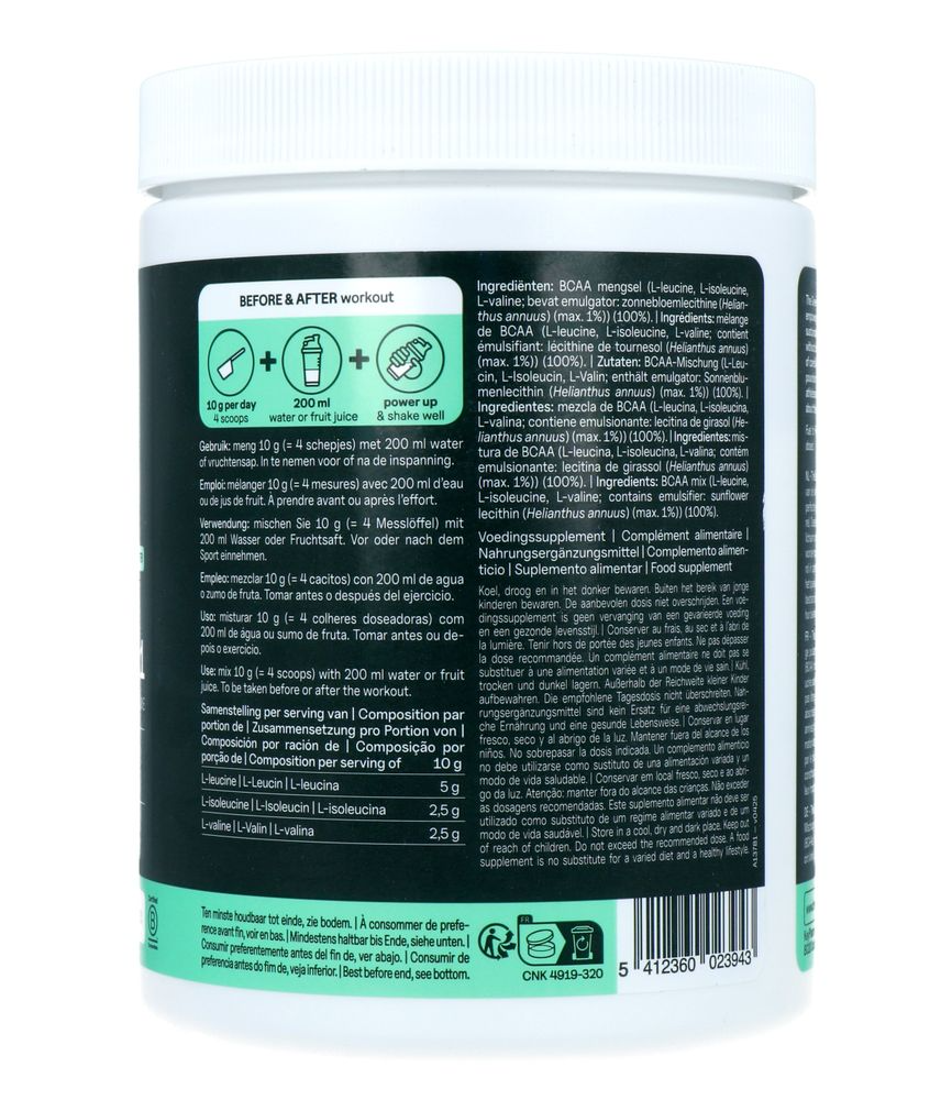 The Green Athlete Bcaa 2:1:1 Poeder (400 gr)