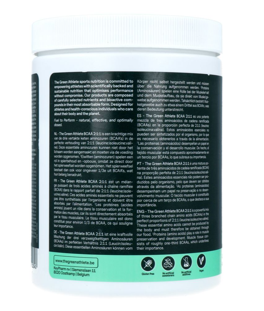 The Green Athlete Bcaa 2:1:1 Poeder (400 gr) - image 2