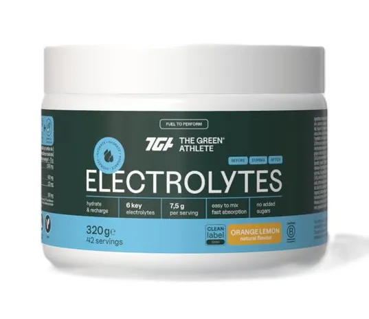 The Green Athlete Elektrolytes Orange & Lemon Poeder (320 gr)