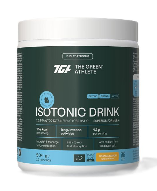 The Green Athlete Isotonic Drink Bio Poeder (504 gr)