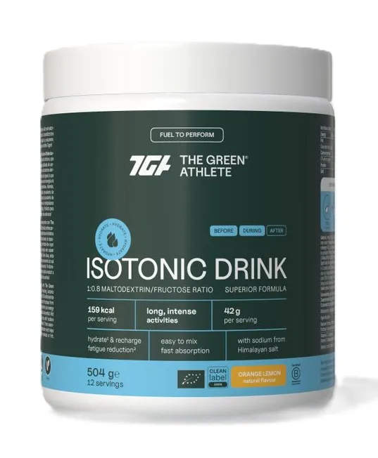 The Green Athlete Isotonic Drink Bio Poeder (504 gr)