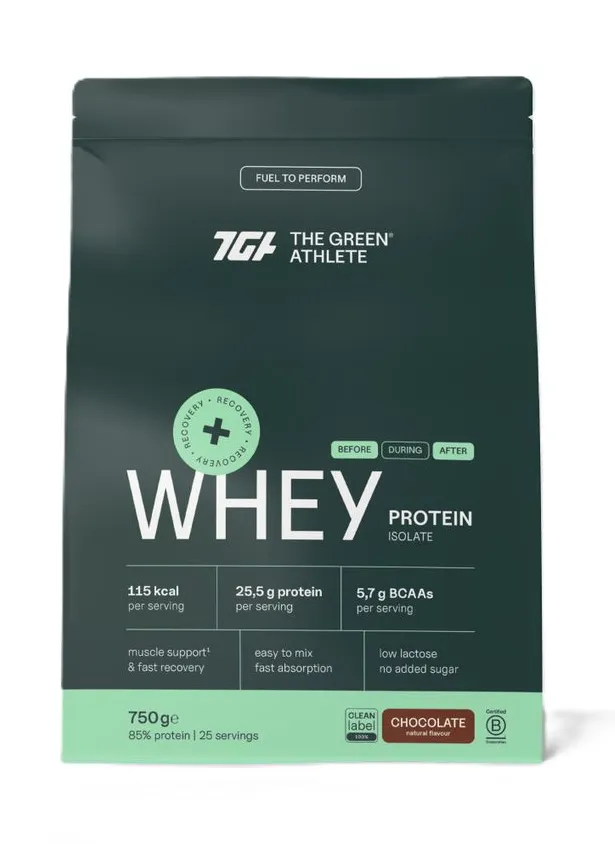 The Green Athlete Whey Protein Isolate Chocolate Poeder (750 gr)