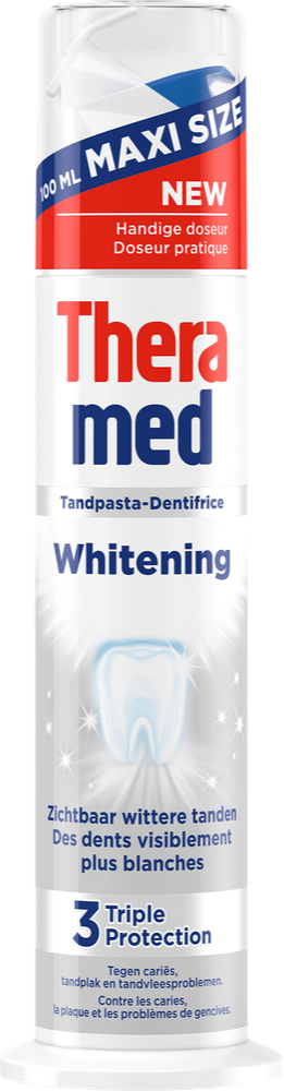 Theramed Whitening 3 Triple Protection Tandpasta (100 ml)