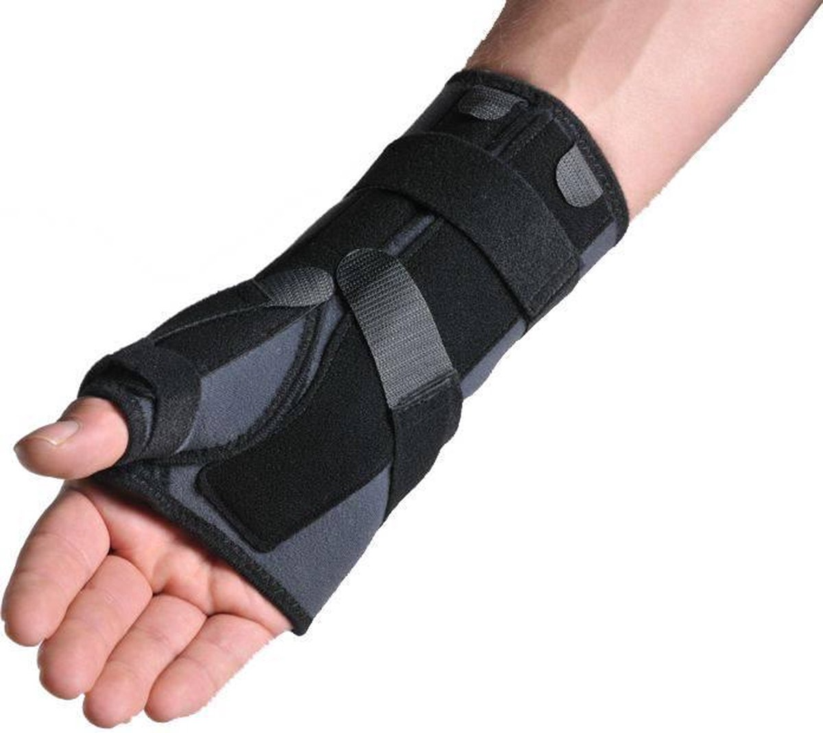 Thuasne Ligaflex Manu Duim/polsbrace 3 Links Zwart (1 stuk)