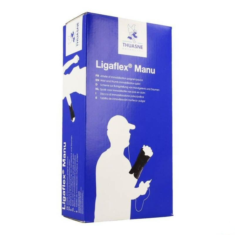 Thuasne Ligaflex Manu Duim/polsbrace 3 Links Zwart (1 stuk) - image 3