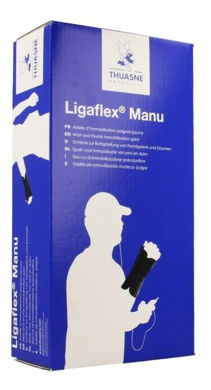 Thuasne Ligaflex Manu Duim/polsbrace 3 Rechts Zwart (1 stuk) - image 3
