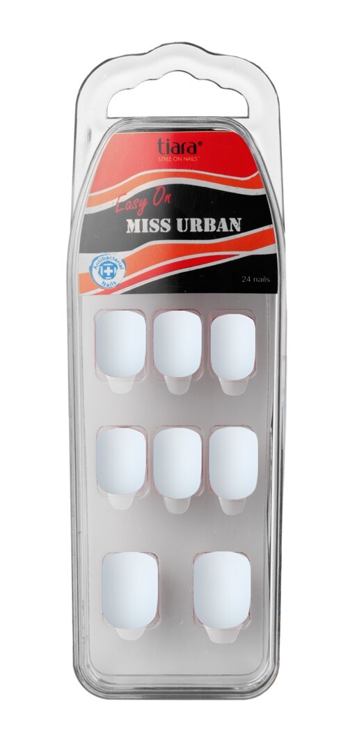 Tiara Nails Miss Urban Natural Wit (24 stuks)
